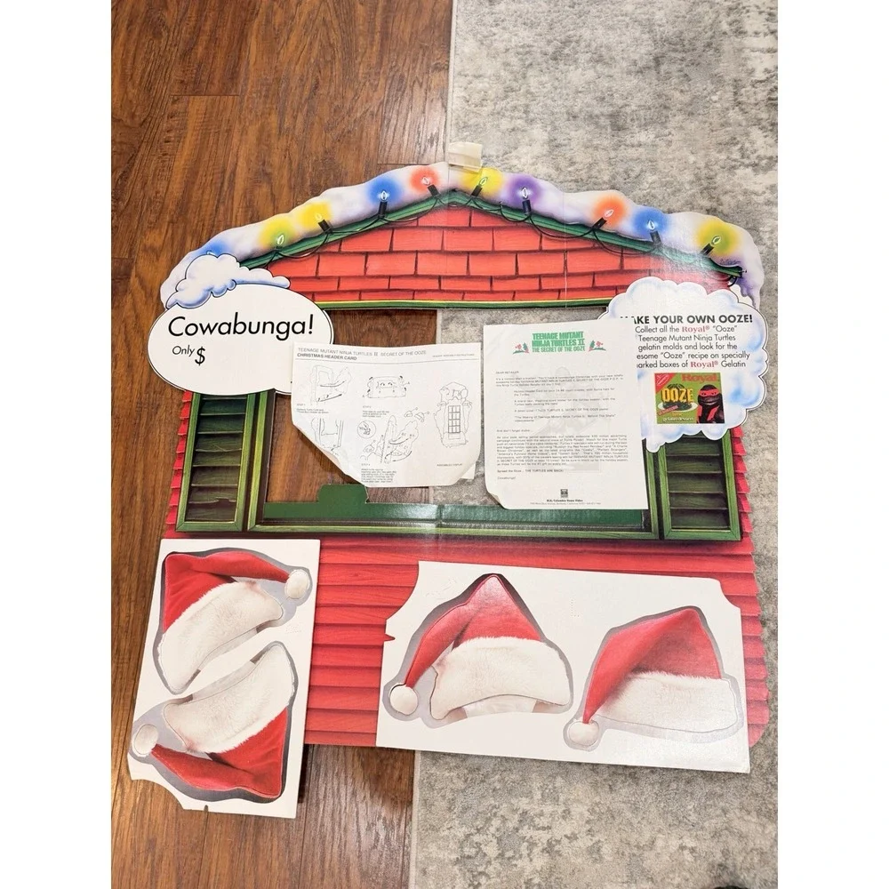 Teenage Mutant Ninja Turtles II Promo Display Kit 1991 Original Box Movie Store